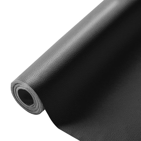 Самоклеющая экокожа в рулоне 1.37*3m*0.5mm BLACK (D) PanelHome-00001413 991943762 фото