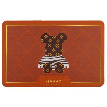 Влагопоглощающий коврик "Happy" 38*58CM*3MM (D) PanelHome-00001565 991943617 фото